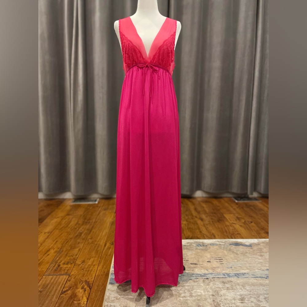 Elegant Pink Evening Gown